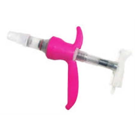 INJECTOR HANDY PLASTIC DISPOSABLE SYRINGE 2ML PINK NJP PAS1200