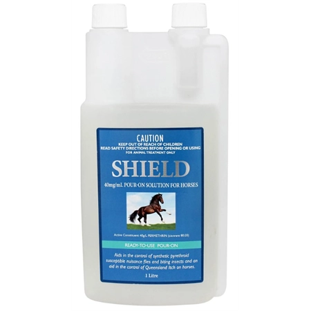 INSECT REPELLENT SHIELD POUR ON 1LT FOR HORSES FGSHIELD0001