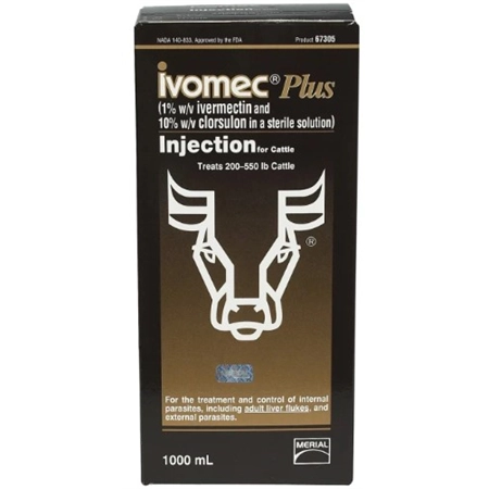 IVOMEC PLUS INJECTION 1LT (IVACLOR) 129653