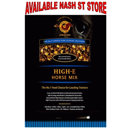 JAMES & SONS HIGH-E HORSE MIX 20KG MI-FEED HFBJHIE