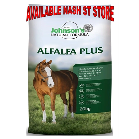 JOHNSONS ALFALFA PLUS 20KG 911837