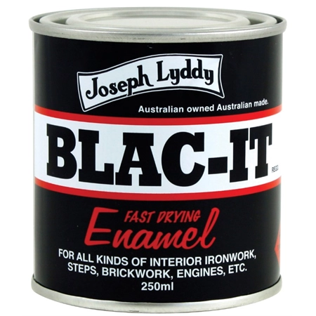 JOSEPH LYDDY HOOF BLACK IT FAST DRYING ENAMEL 250ML NATEQ 6629 LY