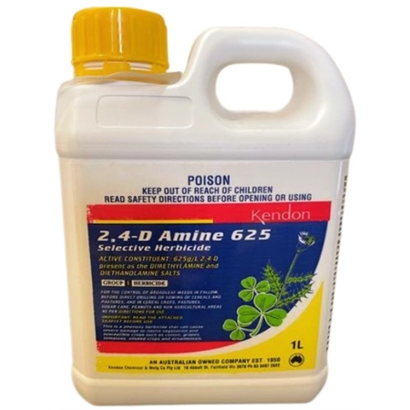 KENDON 2,4-D AMINE 625 SELECTIVE HERBICIDE 1LT A3608L