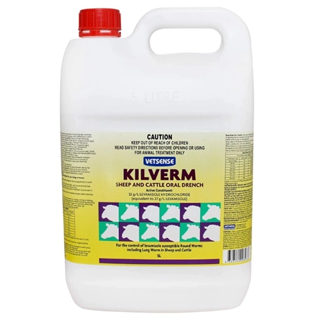 KILVERM SHEEP & CATTLE WORMER 5 LT VETSENSE 2398