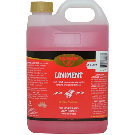 LINIMENT OIL EQUINADE FOR HORSES AND GREYHOUNDS 2.5LT NATEQ 933084
