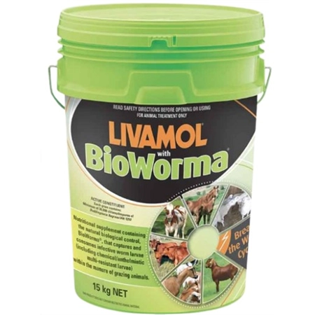 LIVAMOL WITH BIOWORMA 15KG IAH LWB-5