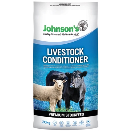 LIVESTOCK CONDITIONER PELLET 20KG JOHNSONS 911656