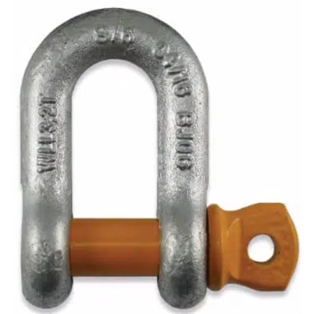 LOAD RATED D SHACKLES 10MM GALVANISED ROTECH DS10R
