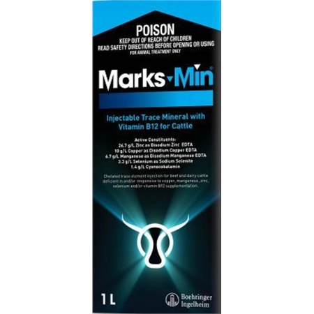 MARKS-MIN INJECTABLE TRACE MINERAL WITH VITAMIN B12 1LT 100733504