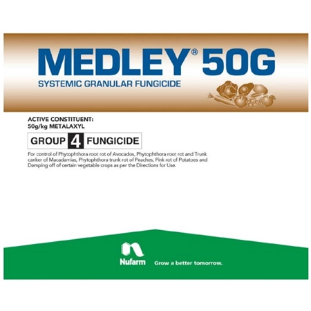 MEDLEY 50G SYSTEMIC GRANULAR FUNGICIDE 10KG NUFARM 0915-10K