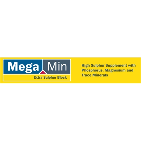 MEGAMIN 17KG LICK BLOCK EXTRA SULPHUR AGSOLUTIONS MMLBS17