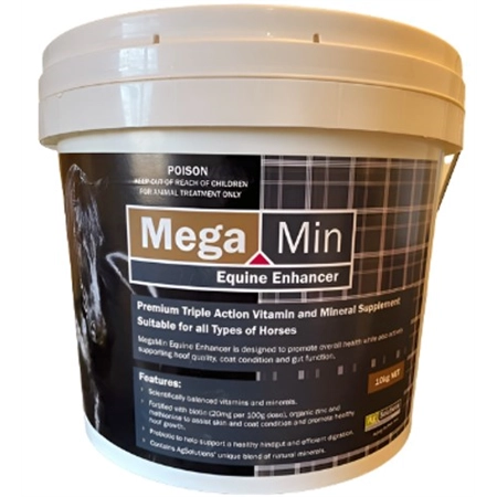 MEGAMIN EQUINE ENHANCER 10KG AGSOLUTIONS MMLSEEBKT10