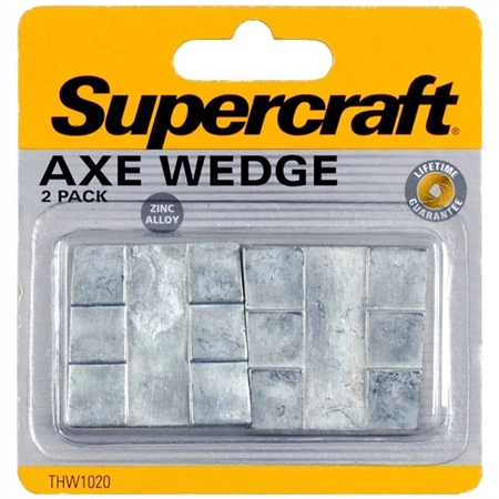 METAL AXE WEDGES 2 PACK SUPERCRAFT THW1020