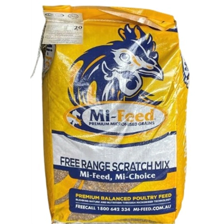 MI-FEED FREE RANGE SCRATCH MIX 20KG PFBFREE