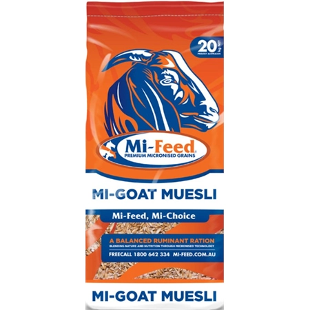 MI-FEED GOAT MUESLI 20KG MFBGOATMUESLI