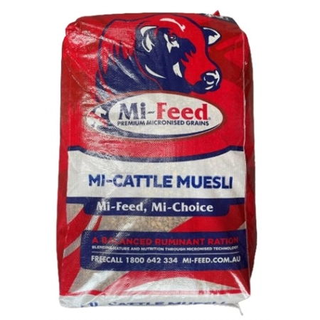 MI-FEED MI CATTLE MUESLI (WAS ROASTED BEEF FLAKES) 20KG 10432
