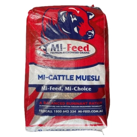 MI-FEED MI CATTLE MUESLI (WAS ROASTED BEEF FLAKES) 20KG 10981