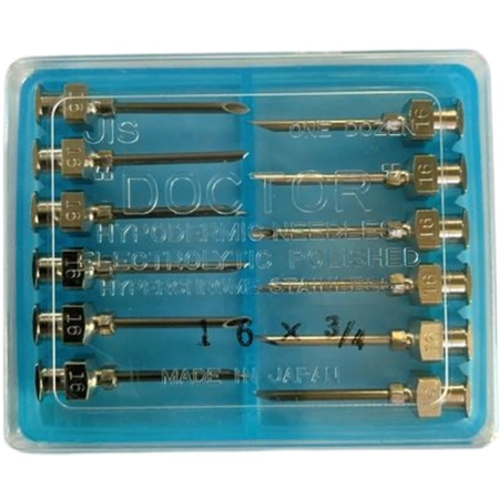 NEEDLES STAINLESS STEEL DOCTOR 16G X 3/4