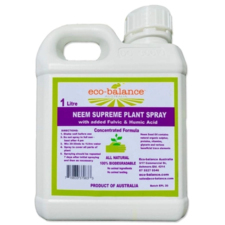 NEEM ECO-BALANCE SUPREME CONCENTRATED PLANT SPRAY 750ML NEEMING NEEM3