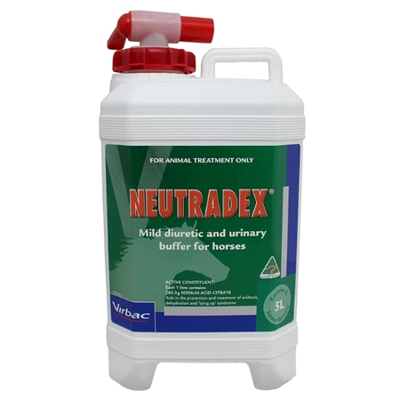 NEUTRADEX BUFFER FOR MUSCLE RECOVERY IN HORSES 5LT VIRBAC NEUTR005