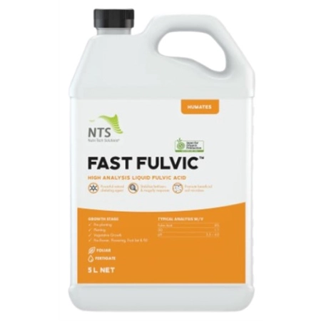NTS FAST FULVIC 5LT 8% ORGANIC INPUT FULVIC ACID EXTRACT NTSFF-5
