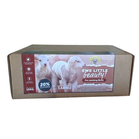 OLSSONS EWE LITTLE BEAUTY PLUS 20% GLYCEROL 15KG BLOCK OLS2803