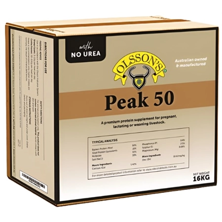 OLSSONS PEAK 50 (NO UREA) 18KG LICK BLOCK OLS1051