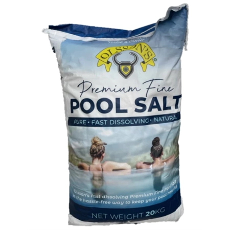 OLSSONS POOL SALT FAST DISSOLVING 20KG PACIFIC SALT PAC5090