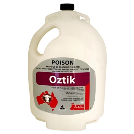 OZTIK POUR-ON TICK INHIBITOR CATTLE 5LT 25g/L FLUAZURON ZOETIS 502995