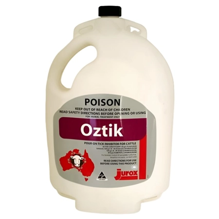 OZTIK POUR-ON TICK INHIBITOR CATTLE 5LT 25g/L FLUAZURON ZOETIS 