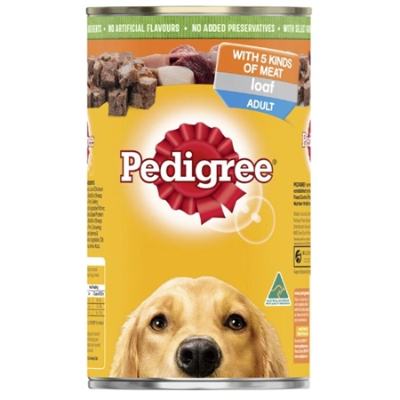 PAL PEDIGREE RURAL PACK, 5 KINDS OF MEAT CANNED DOG FOOD 1.2KG X 12