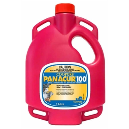 PANACUR 100 CATTLE WORMER 1LT COOPERS MSD 007915