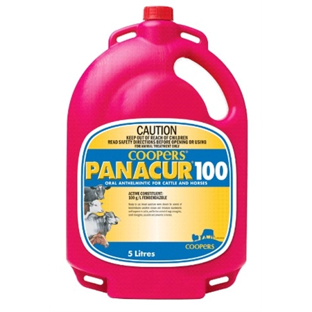 PANACUR 100 CATTLE WORMER 1LT MSD COOPERS 007915