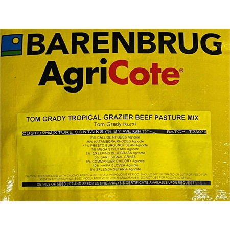 PER KG TOM GRADY TROPICAL PASTURE GRAZIER BEEF MIX BARENBRUG 9089942