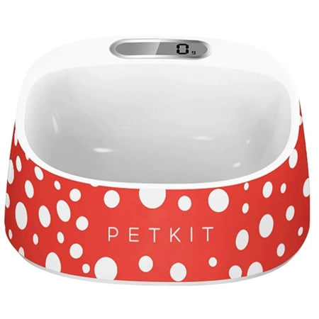 PET KIT FRESH SMART ANTIBACTERIAL POLKA DOT PET FOOD BOWL DAP2115