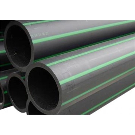 POLY PIPE GREEN STRIPE RURAL 1 1/4