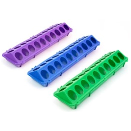 POULTRY PLASTIC FEED TROUGH 20 HOLE BAINBRIDGE A8124