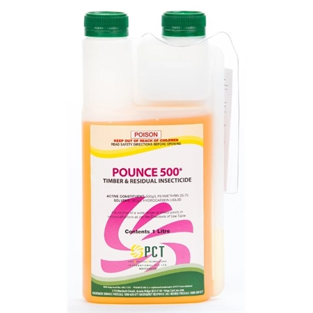 POUNCE 500 TIMBER AND RESIDUAL INSECTICIDE 1LT PCT 0062