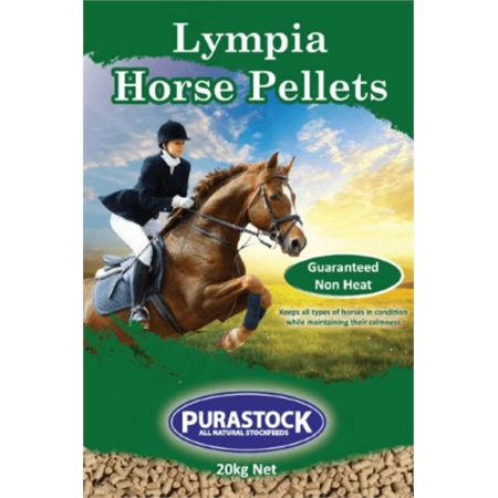 PURASTOCK LYMPIA HORSE PELLETS 20KG EASTERN DISTRIBUTORS HPLP20