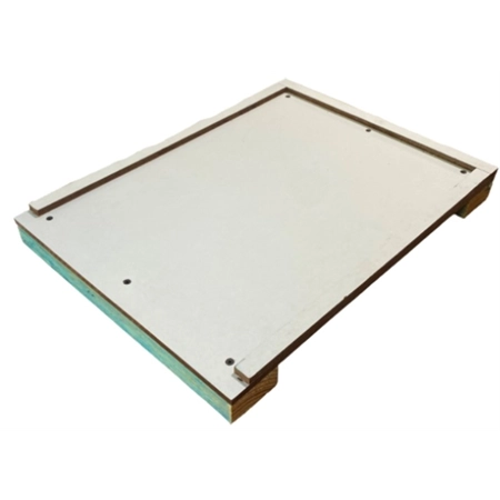 QBS BOTTOM BOARD MASONITE/WHEATHERTEX 10 FRAME UNASSEMBLED 403402