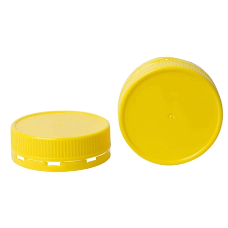QBS SCREW ON LID ONLY YELLOW TO SUIT 500GM ROUND HONEY JAR 4816516