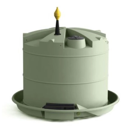 RAINWATER TANK COMBO 10000LT WITH CW LEVEL INDICATOR RAPIDPLAS DP640