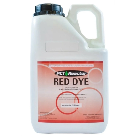 REACTOR RED SPRAY MARKER DYE 5L PCT 0135