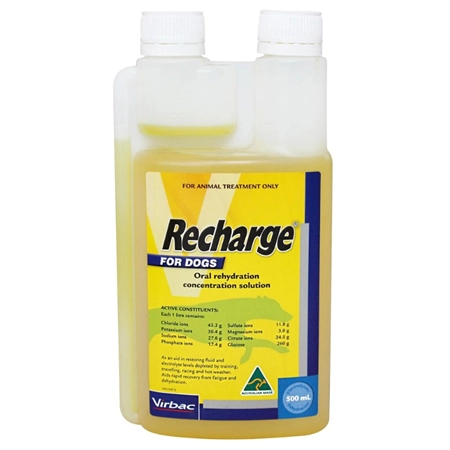 RECHARGE FOR DOGS ORAL REHYDRATION 500ML VIRBAC 3980