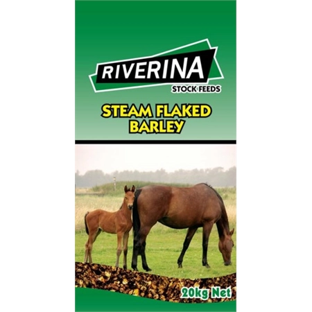 RIVERINA BARLEY FLAKES PLUS MOLASSES 20KG FGB12B