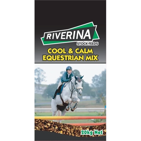 RIVERINA COOL & CALM EQUESTRIAN MIX 20KG HO910B