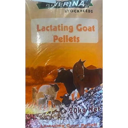 RIVERINA LACTATING GOAT PELLETS 20KG GEN50B