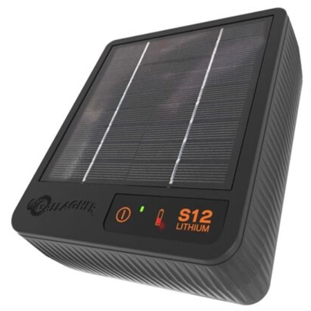 S12 LITHUM SOLAR FENCE ENERGISER 1.2KM GALLAGHER G34901