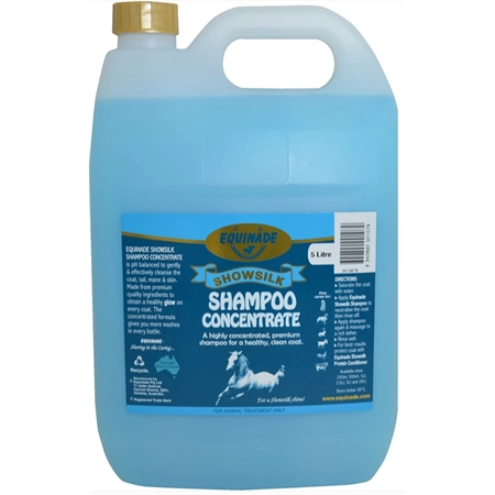 SHAMPOO EQUINADE SHOWSILK SHAMPOO CONCENTRATE 5LT NATEQ 9524 EQ