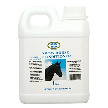 SHAMPOO NEEM RICH SHOW HORSE CONDITIONER 1LT NEEMING AU NEEM12